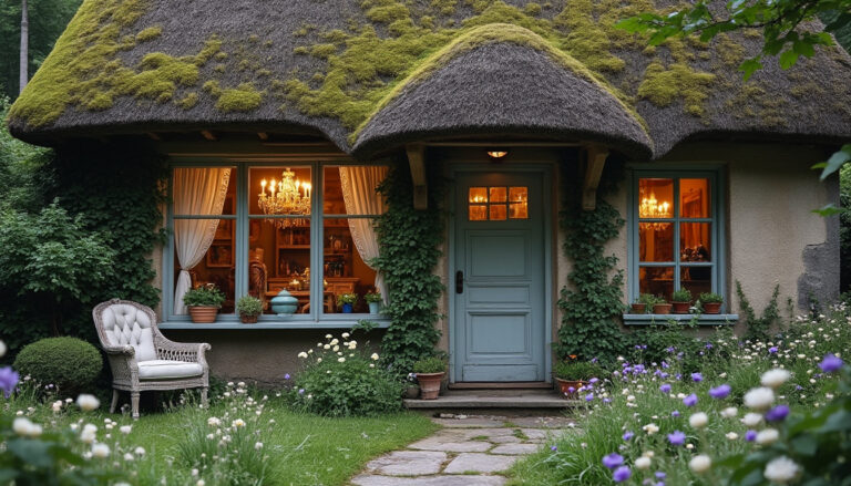 découvrez l'incroyable transformation d'une maison normande laissée à l'abandon depuis quarante ans, qui renaît en un charmant salon de thé et boutique, alliant histoire et modernité dans un cadre enchanteur.
